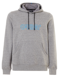 OAKLEY FLEECE OAKLEY PIPING HOODED - ATHLETIC HEATHER GREY - 472434-24G-L