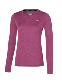 MIZUNO - IMPULSE CORE LS TEE MAGENTA HAZE J2GA772285_L