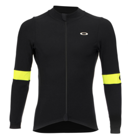 OAKLEY THERMAL JERSEY BLACKOUT / HI-VIS YELLOW - 412651-05W-L