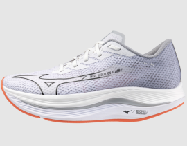 DÁMSKÉ BĚŽECKÉ BOTY - MIZUNO WAVE REBELLION FLASH 2 / White/Black/Gray Mist / J1GD243521_40.0/6.5