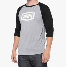 PÁNSKÉ TRIKO - 100% ICON 3/4 SLEEVE TECH TEE GREY/BLACK M 20012-00001