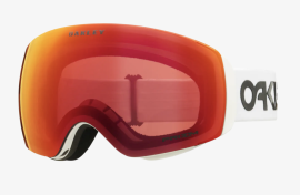 LYŽAŘSKÉ BRÝLE - OAKLEY FLIGHT DECK XM FACTORY PILOT - WHITE / PRIZM SNOW TORCH IRIDIUM - OO7064-96