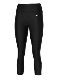 DÁMSKÉ BĚŽECKÉ KALHOTY - MIZUNO - CORE 3/4 TIGHT BLACK J2GB120209_L