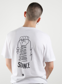 PÁNSKÉ TRIKO - STANCE COIL WHITE TEE A3SS1A20CO-WHT-M