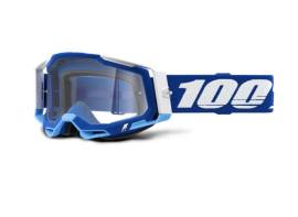 100% RACECRAFT 2 GOGGLE BLUE / CLEAR 50121-101-02