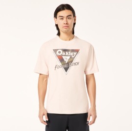 PÁNSKÉ TRIČKO - OAKLEY ENHANCE NEW RETRO TEE TRIANGLE 1.0 SHELL PINK FOA406340-40R-XS