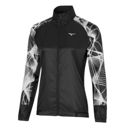 DÁMSKÁ SPORTOVNÍ BUNDA - MIZUNO - AERO JACKET BLACK J2GE270109_XL