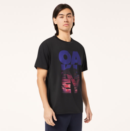 PÁNSKÉ TRIČKO - OAKLEY ENHANCE QDEVO SS TEE ICON 3.0 BLACKOUT FOA406335-02E-XXL