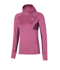 MIZUNO - WARMALITE HOODED LS MAGENTA HAZE J2GC270585_XL