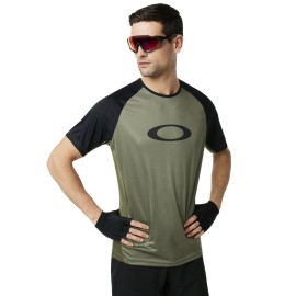 CYKLISTICKÝ MTB DRES - OAKLEY MTB SS tech tee BEETLE - 457608-73T - XS