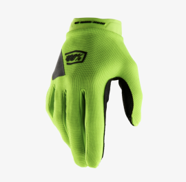 DÁMSKÉ RUKAVICE - 100% RIDECAMP WOMEN'S  GLOVES FLUO YELLOW / BLACK M 10013-00007