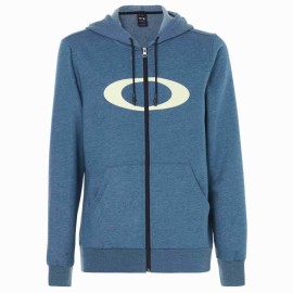 PÁNSKÁ MIKINA S KAPUCÍ - OAKLEY ELLIPSE FZ HOODIE BLUE CORAL HEATHER - 461644-6D9 - M