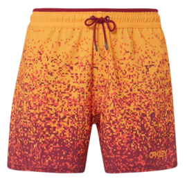 PÁNSKÉ PLAVECKÉ ŠORTKY - OAKLEY BEACH PIXEL MIND 16 INCHES - SUNDRIED TOMATO - 482452-4ST-L