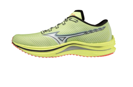 BĚŽECKÉ BOTY - MIZUNO WAVE REBELLION / Neo Lime/White/Neon Flame J1GC211702_42.0/8.0