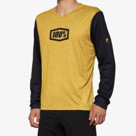 PÁNSKÝ CYKLO DRES - 100% AIRMATIC LONG SLEEVE JERSEY / DIJON XL 40019-00013