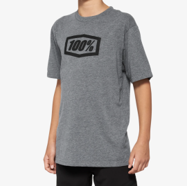 100% ICON SHORT SLEEVE TEE HEATHER GREY M 20000-00026