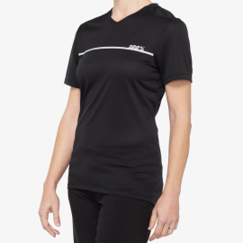 100% RIDECAMP WOMMEN'S SHORT SLEEVE JERSEY BLACK / GREY 40035-00001