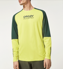 OAKLEY FACTORY PILOT MTB LS JERSEY SULPHUR FOA403174-762-M