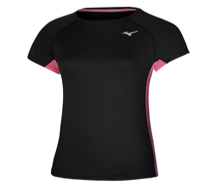 SPORTOVNÍ TRIČKO - MIZUNO - DRYAEROFLOW TEE / BLACK J2GA270209_XS