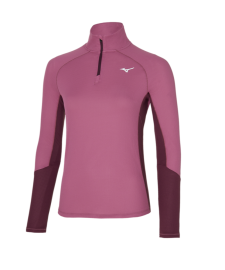 SPORTOVNÍ TRIČKO - MIZUNO - DRYAEROFLOW LS TEE MAGENTA HAZE J2GA270385_S