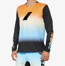 CYKLO DRES - 100% R-CORE-X LE LONG SLEEVE JERSEY L SUNSET 40000-00022