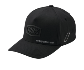 100% SHADOW FLEXFIT CAP X-FIT S/M BLACK 20043-00008