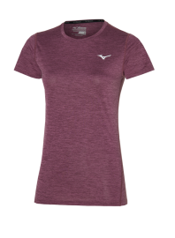 MIZUNO - IMPULSE CORE TEE GRAPE WINE J2GA772181_S