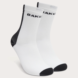 PONOŽKY - OAKLEY ICON ROAD SHORT SOCKS WHITE/BLACK FOS901235-104-S