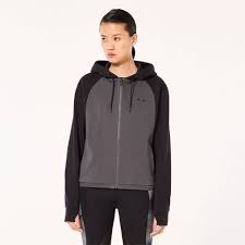 DÁMSKÁ MIKINA - OAKLEY PURSUIT CRUISE FZ HOODIE BLACKOUT / UNIFORM GREY FOA500627-96I-XS