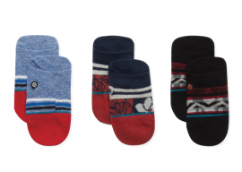 STANCE RED TIDE I - 3 PAIRS -I110C16RED-RED-3-6M