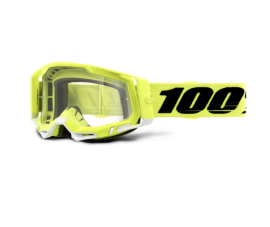 100% RACECRAFT 2 GOGGLE YELLOW / CLEAR 50009-00004