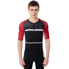 CYKLISTICKÝ DRES - OAKLEY COLORBLOCK ROAD JERSEY Red Line - 434144-465 - XL