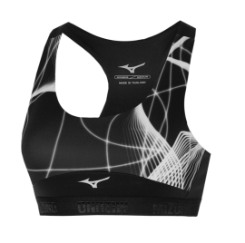 MIZUNO - ALPHA GRAPHIC BRA / BLACK J2GA270009_XS