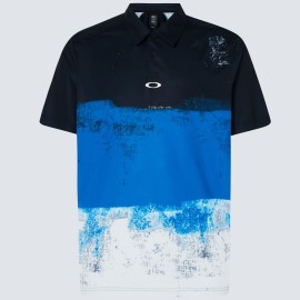 PÁNSKÉ GOLFOVÉ TRIKO - OAKLEY COLOR BLOCK SHADE POLO UNIFORM BLUE XL - FOA400132-6UN-XL