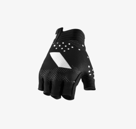 100% EXCEEDA WOMEN'S GEL SHORT FINGER GLOVES BLACK XL 11021-001-11