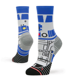 PÁNSKÉ BEŽECKÉ PONOŽKY - STANCE STAR WARS R2D2 CREW M - WHITE / L - M448D17R2D-WHT-WHITE-L