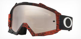 OAKLEY PROVEN MX - DESTRESS TAGLINE RED/ BLACK IRIDIUM + CLEAR - OO7027-27