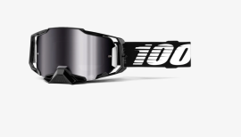 OCHRANNÉ BRÝLE - 100% ARMEGA GOGGLE BLACK / SILVER FLASH 50005-00001