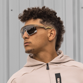 SPORTOVNÍ BRÝLE - OAKLEY BXTR - PATRICK MAHOMES II COLLECTION MATTE TERRAIN TAN / PRIZM TUNGSTEN OO9280-0839