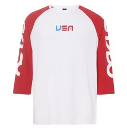 PÁNSKÉ TRIKO - OAKLEY AMERICANA BASEBALL TEE WHITE - 457566-100-M