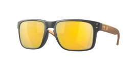 SLUNEČNÍ BRÝLE - OAKLEY HOLBROOK - MATTE CARBON / PRIZM 24K POLARIZED - OO9102-W455