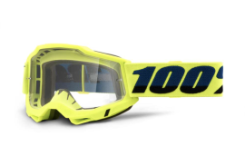 100% ACCURI 2 GOGGLE FLUO YELLOW / CLEAR 50221-101-04