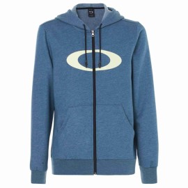 PÁNSKÁ MIKINA S KAPUCÍ - OAKLEY ELLIPSE FZ HOODIE BLUE CORAL HEATHER - 461644-6D9 - XL