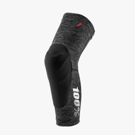100% TERATEC KNEE GUARDS HEATHER GREY/ BLACK L 70003-00007