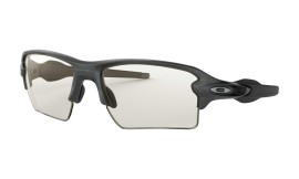 OCHRANNÉ SPORTOVNÍ FOTOCHROMATICKÉ SLUNEČNÍ BRÝLE - OAKLEY Flak 2.0 XL - STEEL / CLEAR-BLACK PHOTOCHROMIC - OO9188-16