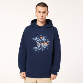 MIKINA - OAKLEY FINISH LINE HOODIE TEAM NAVY FOA405466-6LE-XS