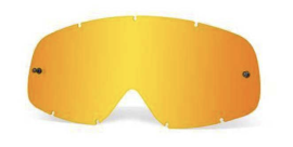 NEW O FRAME LEXAN LENS GOLD IRIDIUM  - 01-143