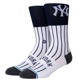 PÁNSKÉ PONOŽKY - STANCE NY COLOR SOCK WHITE A545A20NYY-WHT-WHITE-L