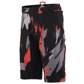 CYKLO ŠORTKY- 100% AIRMATIC CAMO SHORTS BLACK 42364-001-28