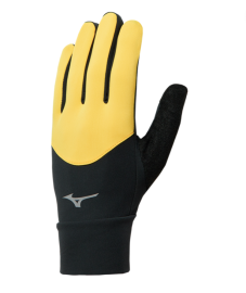 MIZUNO - WARMALITE GLOVE UNISEX  BLACK / RACING YELLOW J2GY7501Z98_L